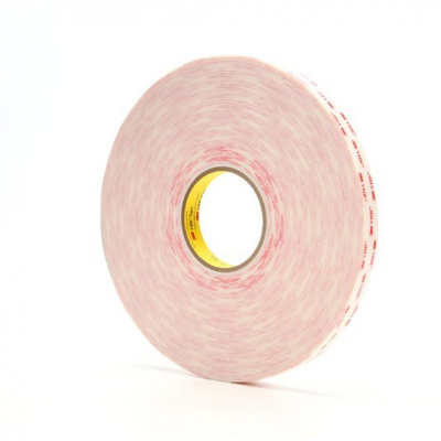 3M VHB 4932-P, 12 mm x 33 m, alb dublă faţă-verso bandă adezivă acrilică, 0,64 mm