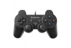 Gamepad Defender Omega, 12tl., USB, černý, vibrační, Windows R XP/VISTA/7/8/10