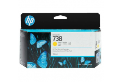 HP 738 498N7A galben (yellow) cartus original