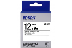 Epson LabelWorks LK-4WBN C53S654021 12mm x 9m, text negru / fundal alb, banda original