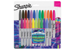 Sharpie 2033672, marker Fine, mix cosmic de culori, 24buc., 0.9mm, permanent, blistr