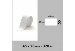 Niimbot etichete R 45x20mm 320buc. Alb pentru B21, B21S, B3, B1S