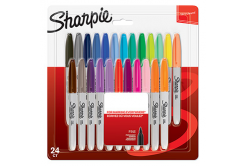 Sharpie 2065405, marker Fine, mix de culori, 24buc., 0.9mm, permanent, blistr