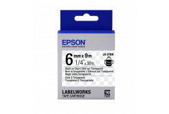 Epson LabelWorks LK-7TBN C53S657007 36mm x 9m, text negru / fundal transparent, banda original