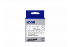 Epson LabelWorks LK-4TWN C53S654013 12mm x 9m, text alb / fundal transparent, banda original