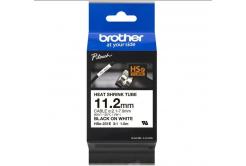 Brother HSe-231E Pro Tape, 11.2 mm x 1.5 m, text negru / fundal alb , banda original