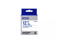 Epson LabelWorks LK-4WLN C53S654022 12mm x 9m, text albastru / fundal alb, banda original