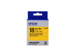 Epson LabelWorks LK-5YBP C53S655003 18mm x 9m, text negru / fundal galben pastel, banda original