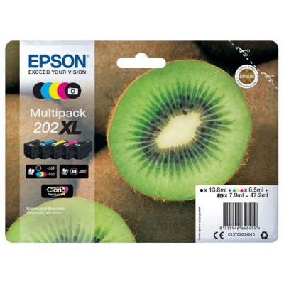 Epson 202XL C13T02G74010 multipack cartus original