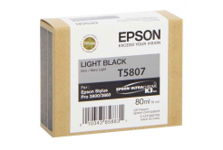 Epson T5807 deschis negru (light black) cartus original