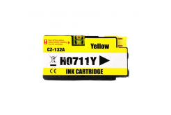 Cartus compatibil cu HP 711 CZ132A galben (yellow)