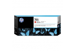 HP 745 F9K06A chromatic rosu (chromatic red) cartus original