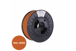 C-Tech 3DF-P-PLA1.75-2000 3D filament, PREMIUM LINE, PLA, galben-portocaliu, RAL2000, 1,75mm, 1kg