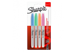 Sharpie 2065402, marker Fine, mix de culori, 4buc., 0.9mm, permanent, blistr