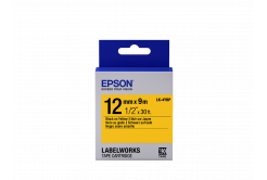 Epson LabelWorks LK-4YBP C53S654008 12mm x 9m, text negru / fundal galben pastel, banda original