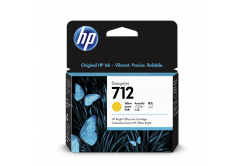 HP 712 3ED69A galben (yellow) cartus original