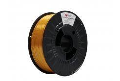 Imprimă șir (filament), 3DF-P-SPLA1.75-1023, C-TECH PREMIUM LINE, Silk PLA, galben de trafic, RAL1023, 1,75mm, 1kg