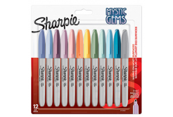 Sharpie 2157681, marker Mystic Gems, mix de culori, 12buc., permanent