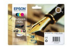 Epson T16364012, T163640, 16XL azuriu/purpuriu/galben/negru (cyan/magenta/yellow/black) cartus original