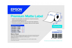 Epson C33S045727 Premium Matte, pentru ColorWorks, 105mmx35m, alb etichete autoadezive