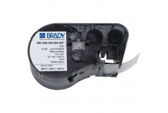 Brady MC-500-595-BK-WT / 143383, benzi autoadezive 12.70 mm x 7.62 m
