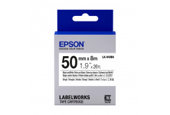 Epson LabelWorks LK-9WBVN C53S659003 50mm x 7m, text negru / fundal alb, vinil, banda original