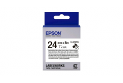 Epson LabelWorks LK-6WBVS C53S656022 24mm x 8m, text negru / fundal alb, auto-laminare, banda original