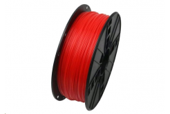 GEMBIRD 3DP-PLA1.75-01-FR, 3D filament, PLA, 1,75mm, 1000g, fluorescent, roșu