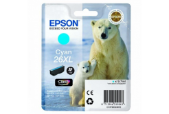 Epson T26324022, T263240, 26XL azuriu (cyan) toner original