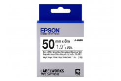 Epson LabelWorks LK-9WBN C53S659001 50mm x 8m, text negru / fundal alb, banda original