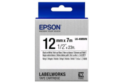 Epson LabelWorks LK-4WBVN C53S654041 12mm x 7m, text negru / fundal alb, vinil, banda original