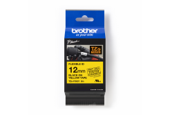 Brother TZ-FX631 / TZe-FX631 Pro Tape, 12mm x 8m, text negru/fundal galben, banda original