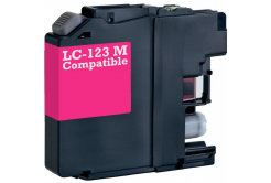 Brother LC-123 purpuriu (magenta) cartus compatibil