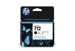 HP 712 3ED71A negru (black) cartus original