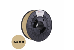 Imprimă șir (filament), 3DF-P-PLA1.75-1001, C-TECH PREMIUM LINE, PLA, bej, RAL1001, 1,75mm, 1kg