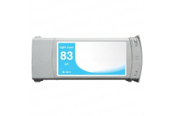 Cartus compatibil cu HP 83 C4944A azuriu deschis (light cyan) 