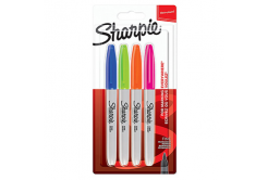 Sharpie 2065403, marker Fine, mix de culori, 4buc., 0.9mm, permanent, blistr