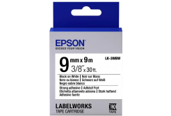 Epson LabelWorks LK-3WBW C53S653007 9mm x 9m, text negru / fundal alb, adeziv puternic, banda original