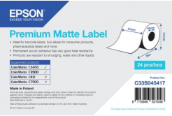 Epson C33S045417 Premium Matte, pentru ColorWorks, 51mmx35m, alb etichete autoadezive