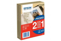 Epson S042167 Premium Glossy Photo Paper, hartie foto, lucios, alb, 1+1, 10x15cm, 4x6", 255 g/m2, 2x40 buc