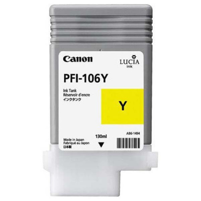 Canon PFI-106Y, 6624B001 galben (yellow) cartus original