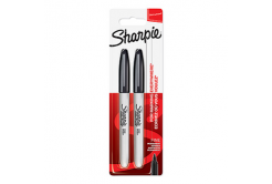 Sharpie 1985860, marker Fine, negru, 2buc., 0.9mm, permanent, blistr